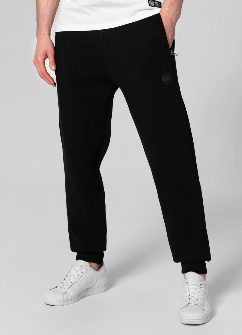 Spodnie dresowe Premium Pique NEW LOGO Czarne - kup z Pitbull West Coast Oficjalny Sklep 