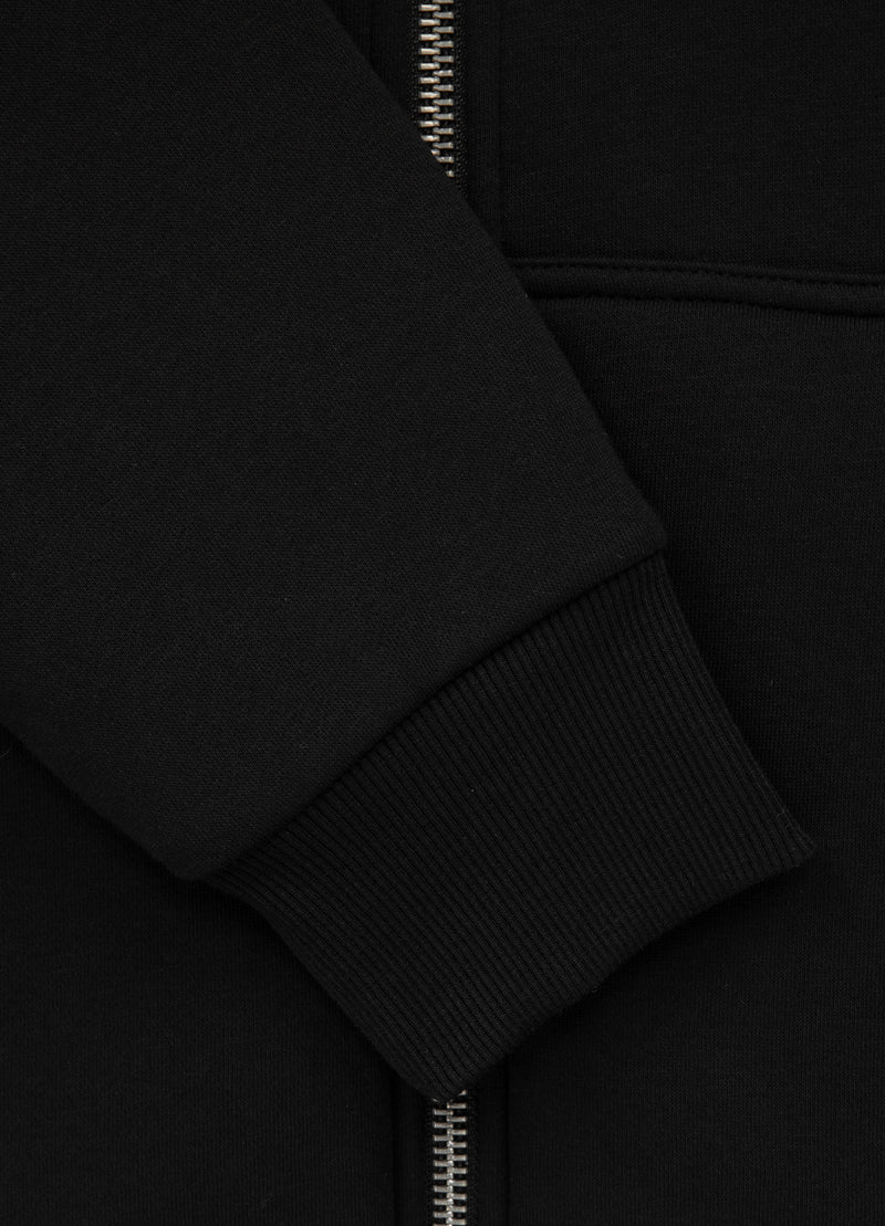 Bluza rozpinana z kapturem SHERPA 2 RUFFIN All Black - kup z Pitbull West Coast Oficjalny Sklep 