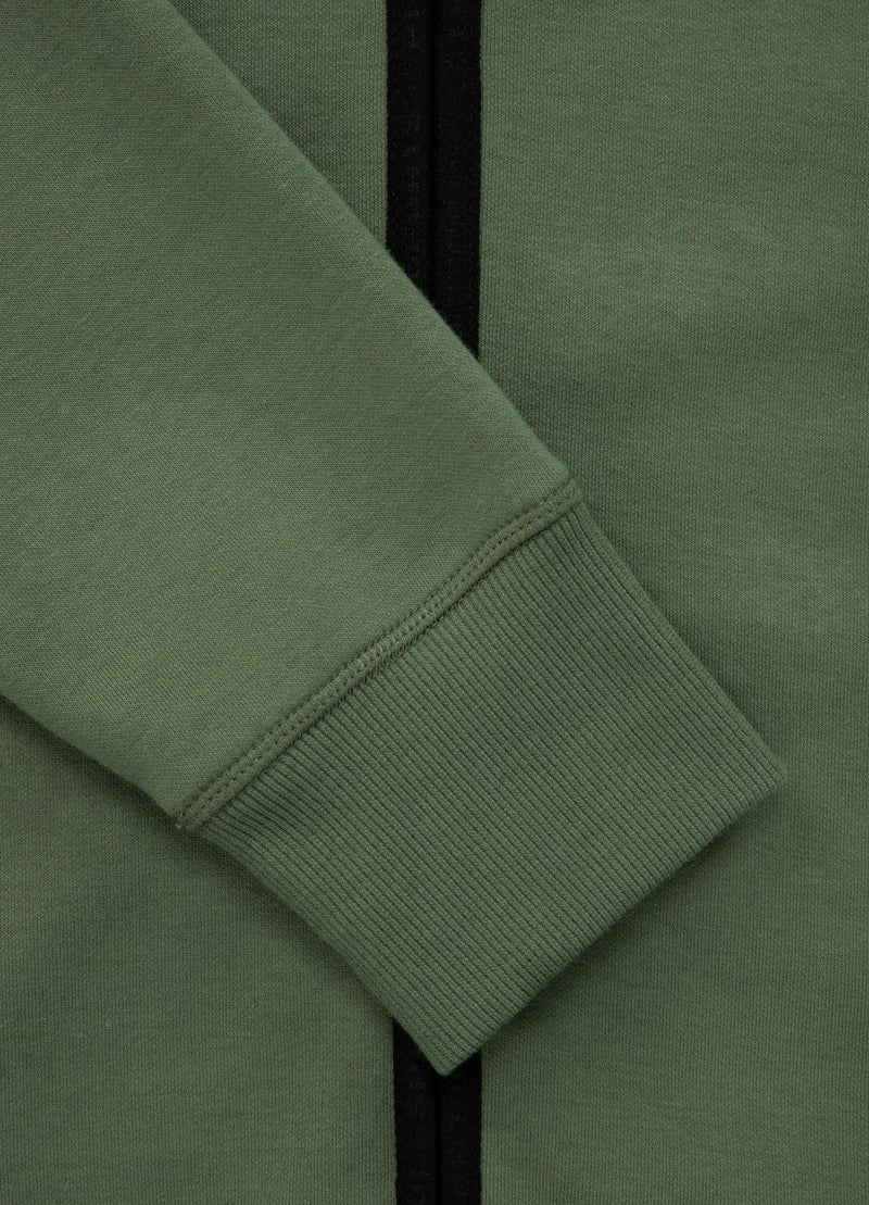 Bluza rozpinana z kapturem HERMES Oliwkowa - kup z Pitbull West Coast Oficjalny Sklep 