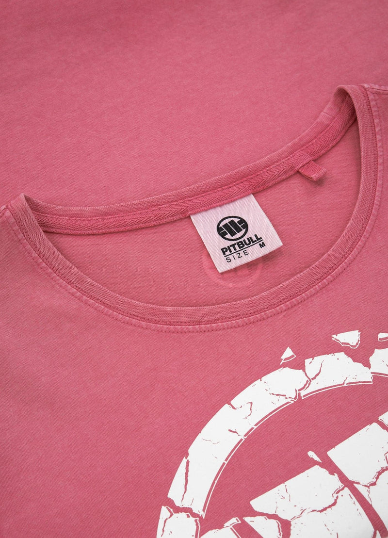 Koszulka SCRATCH DENIM WASH Różowa - kup z Pitbull West Coast Oficjalny Sklep 
