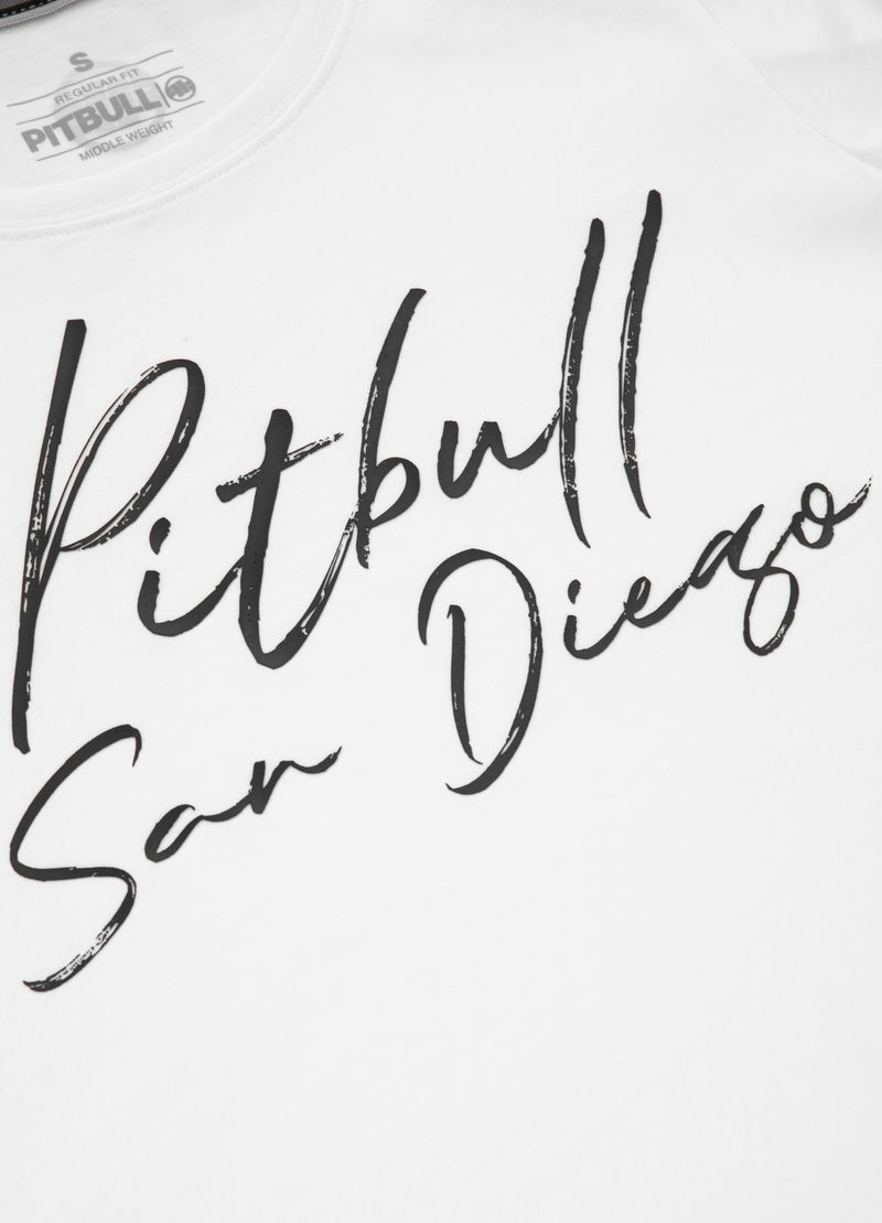 Damska koszulka PITBULL SD Biała - kup z Pitbull West Coast Oficjalny Sklep 