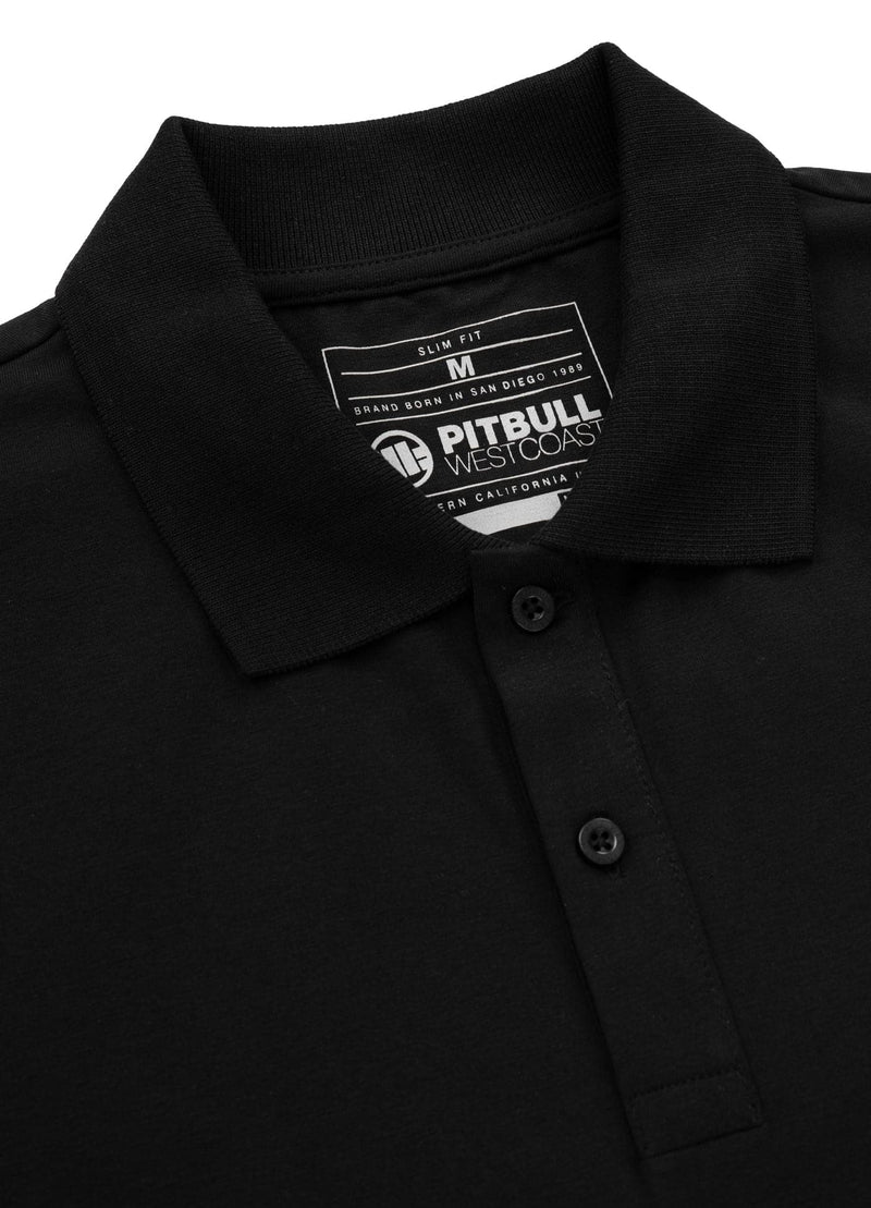 Koszulka POLO SLIM FIT SMALL LOGO 210 Czarna - kup z Pitbull West Coast Oficjalny Sklep 