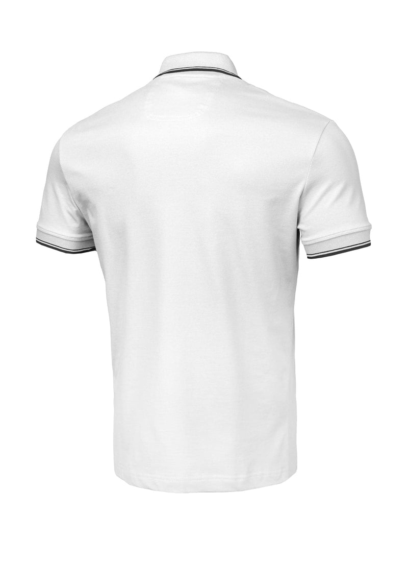 Koszulka POLO PIQUE STRIPES REGULAR Biała - kup z Pitbull West Coast Oficjalny Sklep 
