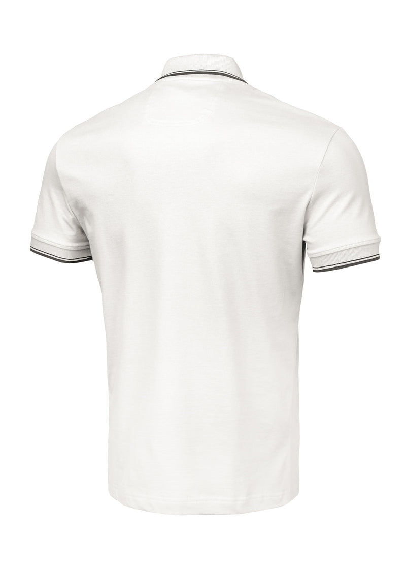 Koszulka POLO PIQUE STRIPES REGULAR Off White - kup z Pitbull West Coast Oficjalny Sklep 