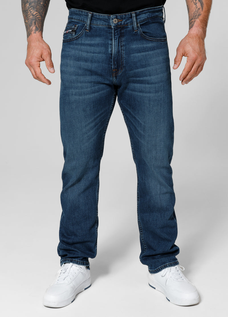 Jeansowe Spodnie HIGHLANDER Long Navy Wash - kup z Pitbull West Coast Oficjalny Sklep 