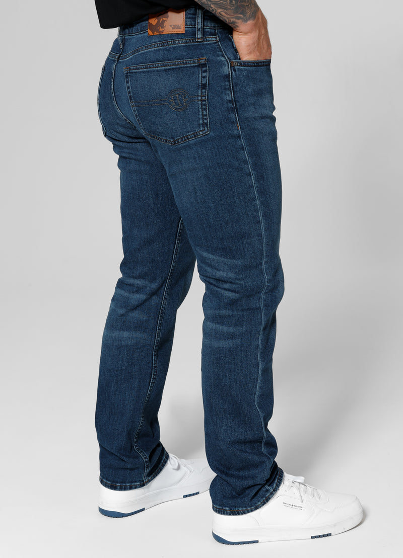 Jeansowe Spodnie HIGHLANDER Long Navy Wash - kup z Pitbull West Coast Oficjalny Sklep 