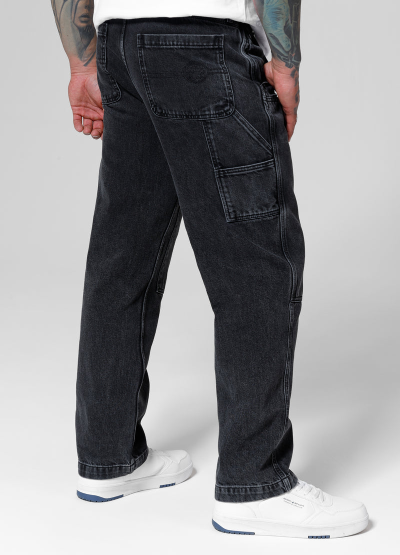 Jeansowe Spodnie CARPENTER Black Denim - kup z Pitbull West Coast Oficjalny Sklep 