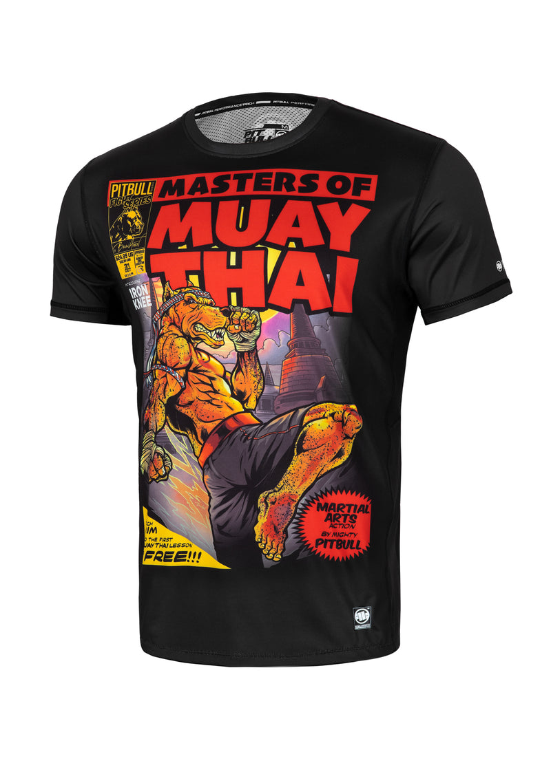 Koszulka Sportowa MASTERS OF MUAY THAI Czarna - kup z Pitbull West Coast Oficjalny Sklep 