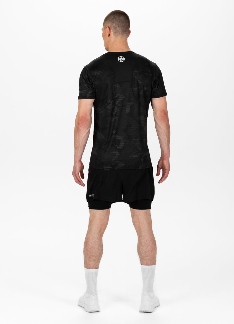 Koszulka Sportowa NET CAMO NEW LOGO 2 All Black Camo - kup z Pitbull West Coast Oficjalny Sklep 