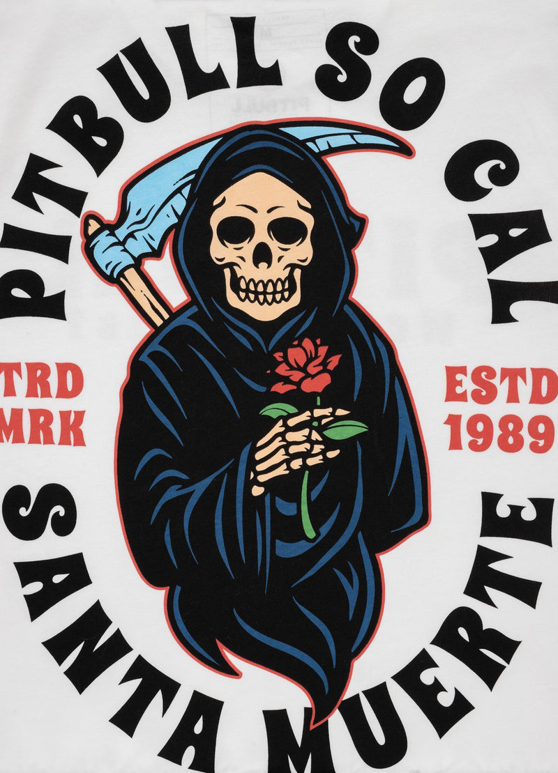 Koszulka Garment Washed Santa Muerte - kup z Pitbull West Coast Oficjalny Sklep 