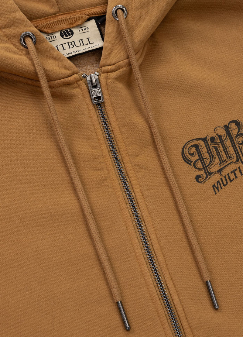 Bluza męska rozpinana z kapturem Washed MULTISPORT