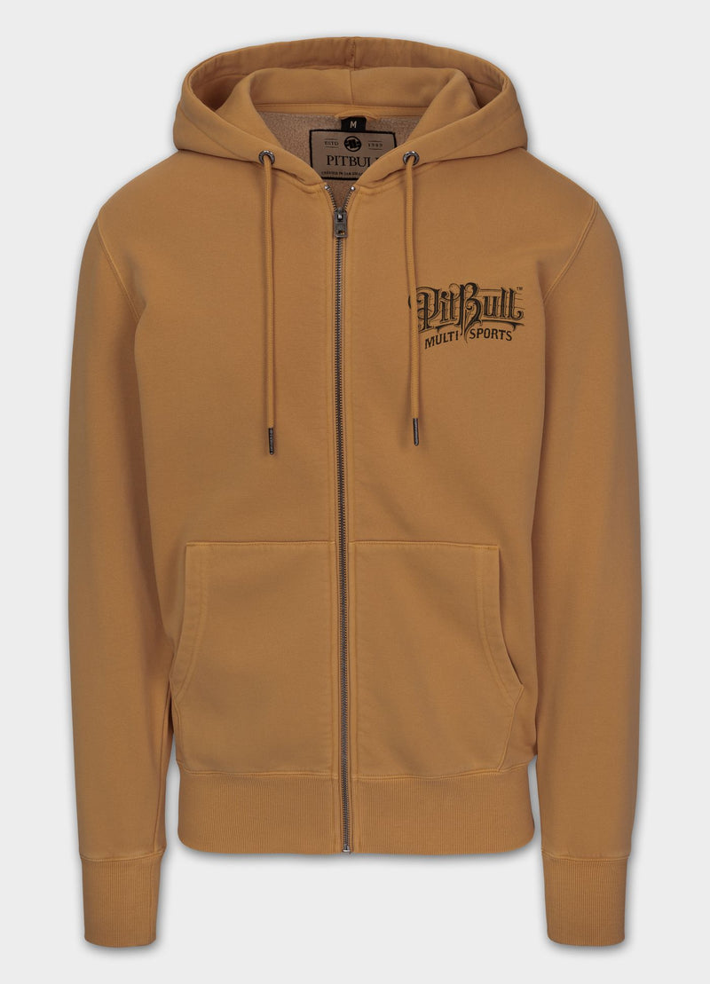 Bluza męska rozpinana z kapturem Washed MULTISPORT