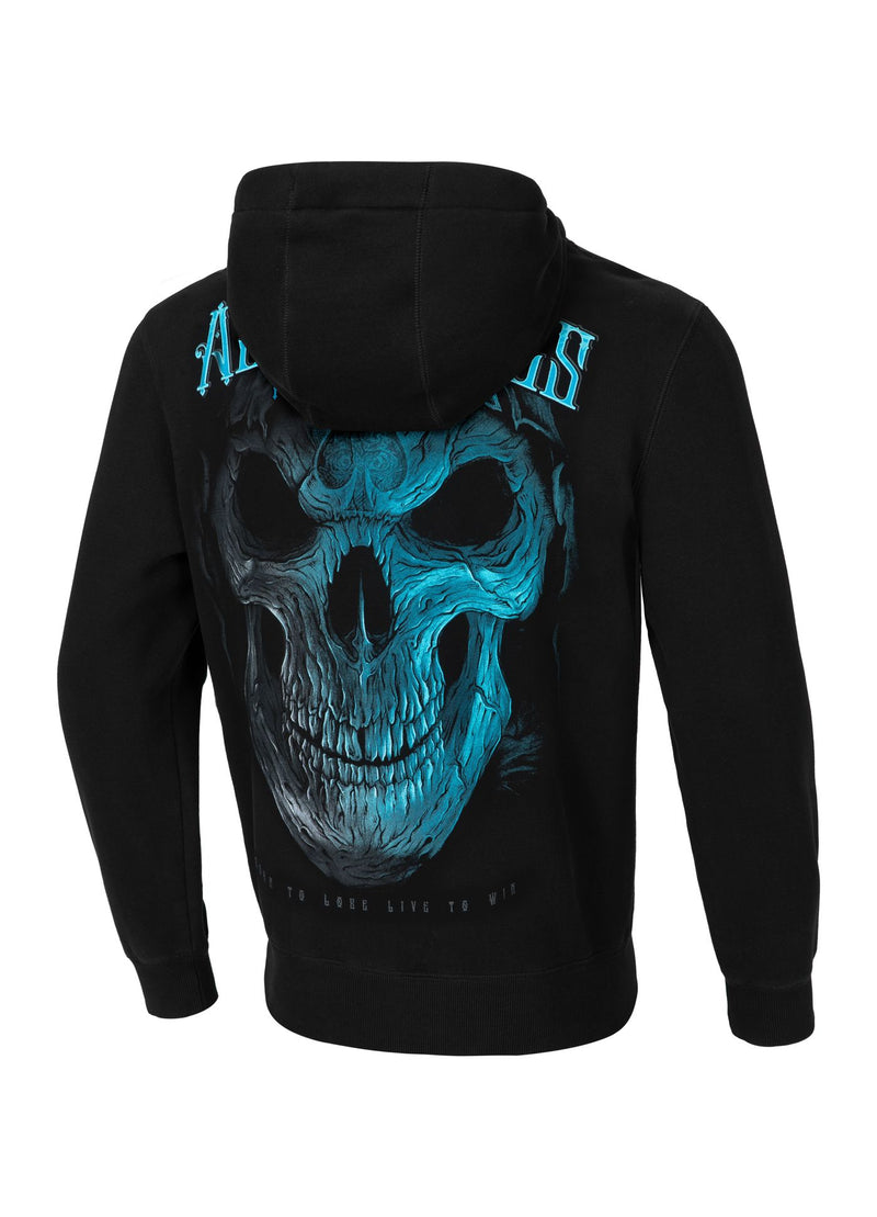 Bluza męska z kapturem Blue Skull