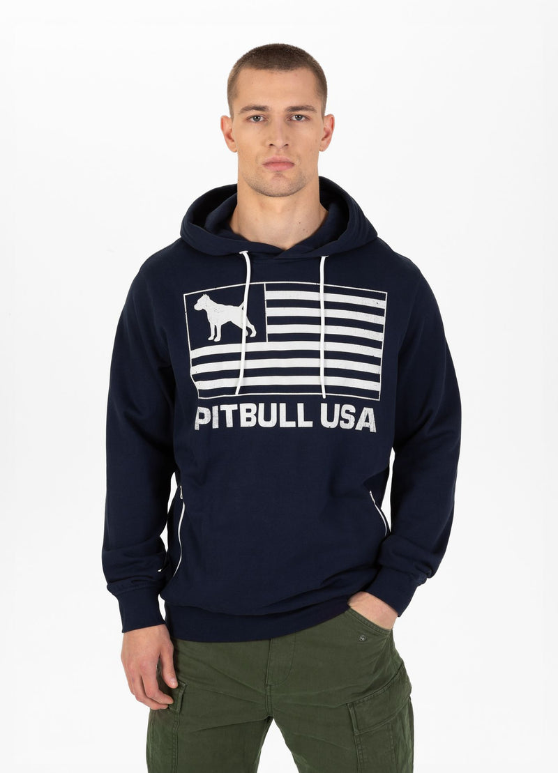 Bluza męska z kapturem Terry Pitbull USA