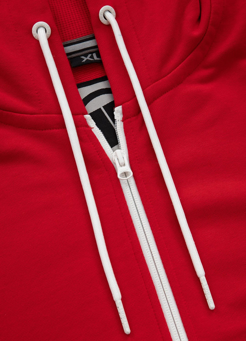 Bluza męska rozpinana z kapturem Terry Small Logo