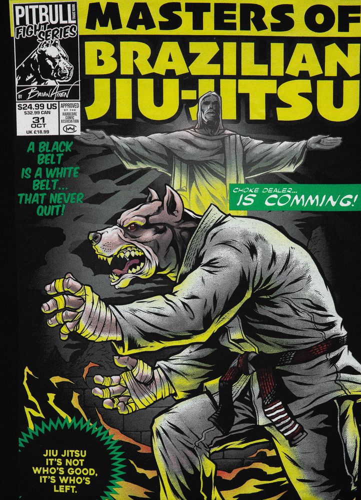 Bluza męska rozpinana z kapturem Tricot Masters Of BJJ
