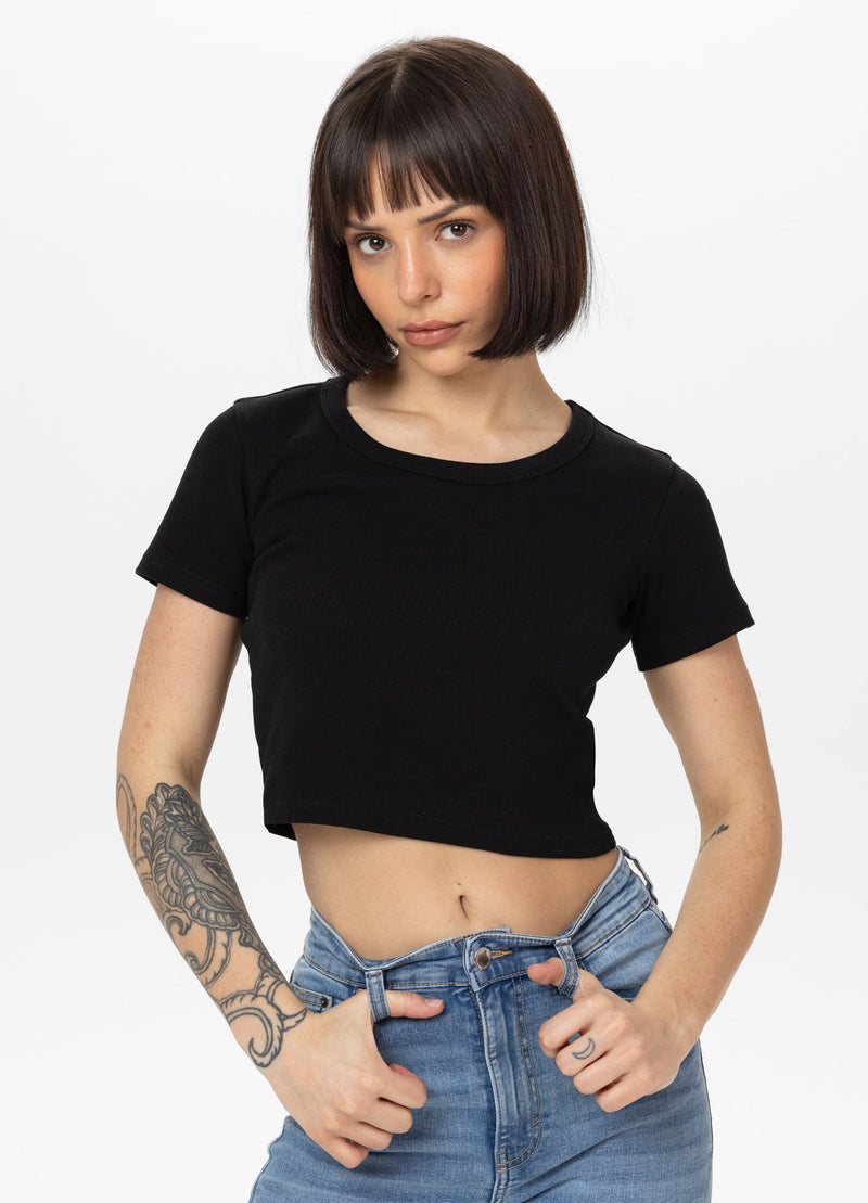 Koszulka damska Rib CROPPED