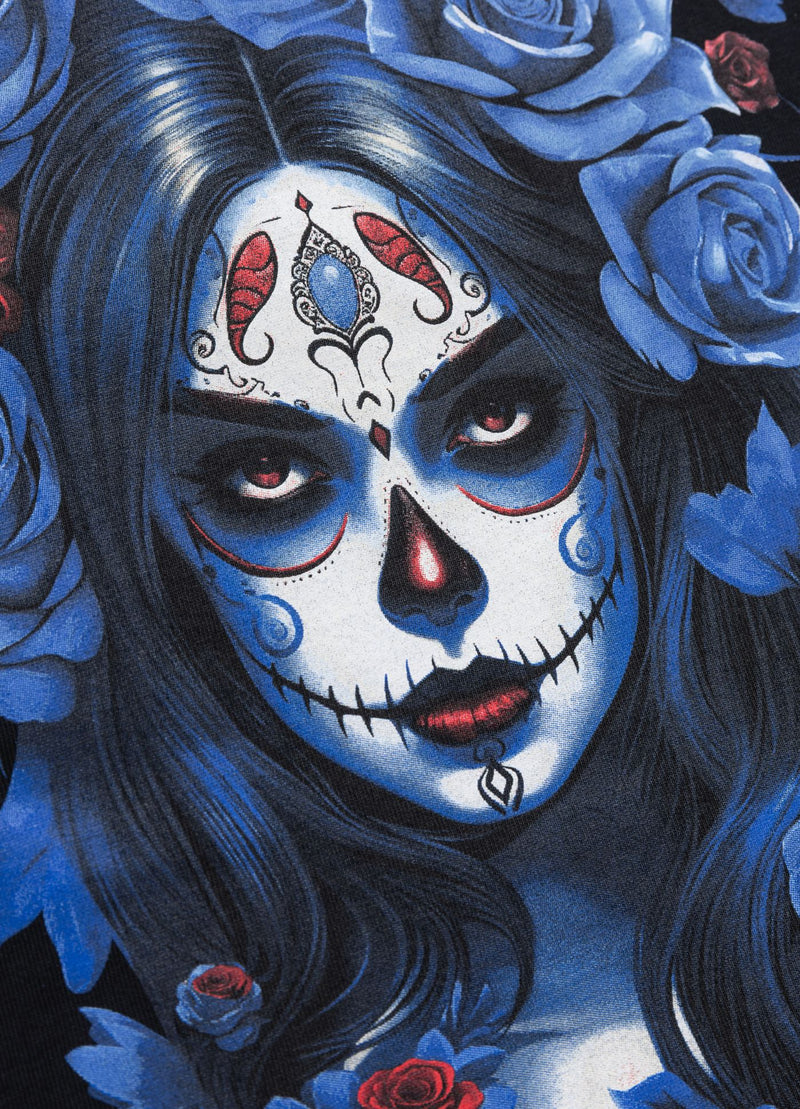 Koszulka damska SANTA MUERTE BLUE