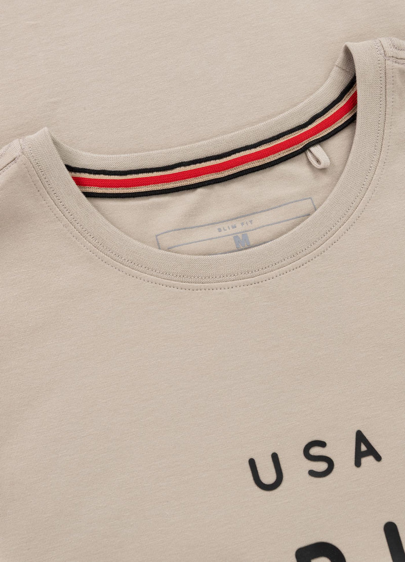 Koszulka męska Slim Fit USA CAL