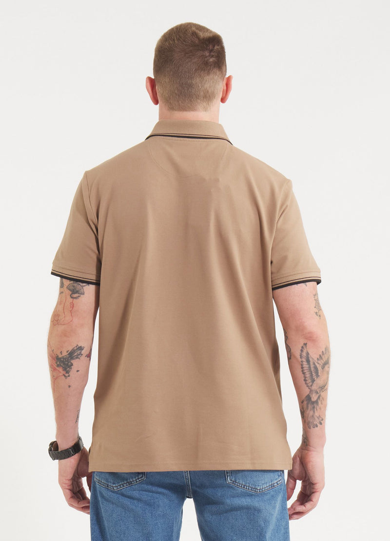 Koszulka Polo Pique Stripes Regular