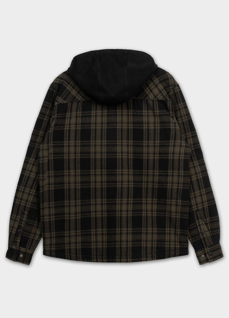 Kurtka flanelowa z kapturem Pioneer