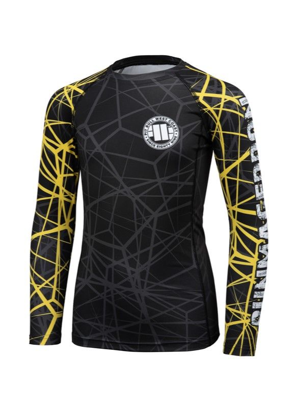 Longsleeve Rashguard dziecięcy Yellow Ray RMG