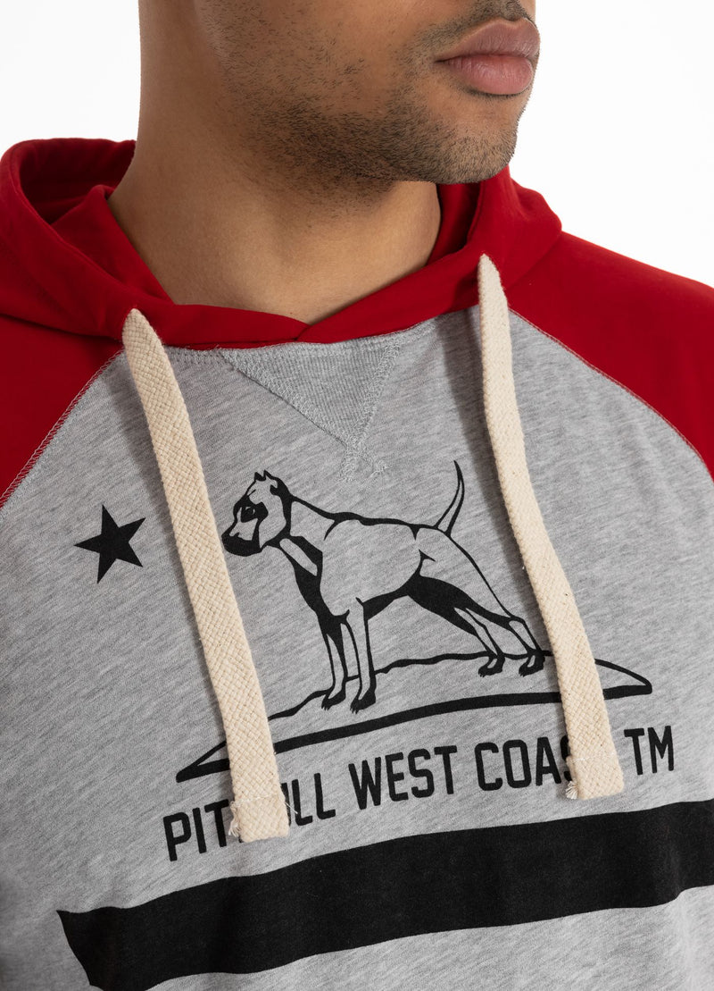 Longsleeve z kapturem Garment Washed Raglan California