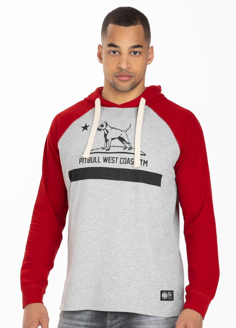 Longsleeve z kapturem Garment Washed Raglan California