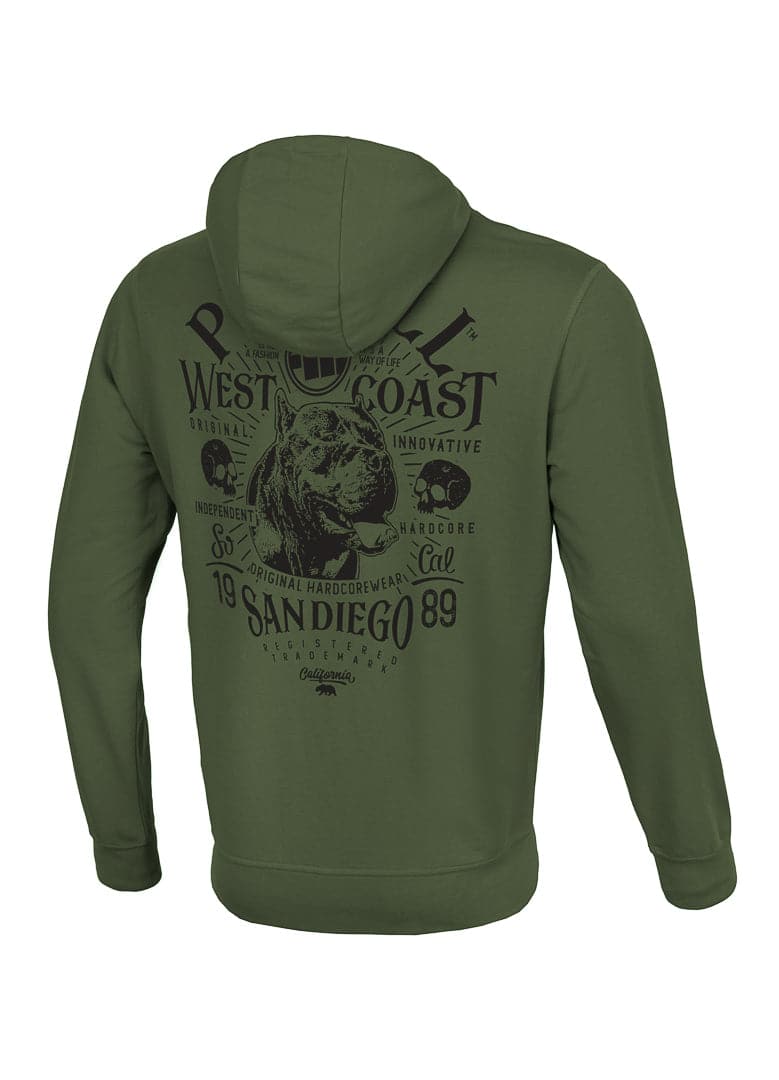 Bluza z kapturem SAN DIEGO 89 Oliwkowa - kup z Pit Bull West Coast Oficjalny Sklep 