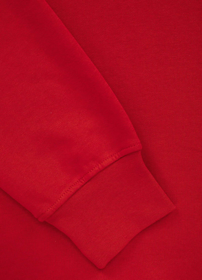 Bluza z kapturem TERRY NEW LOGO Czerwona - kup z Pit Bull West Coast Oficjalny Sklep 