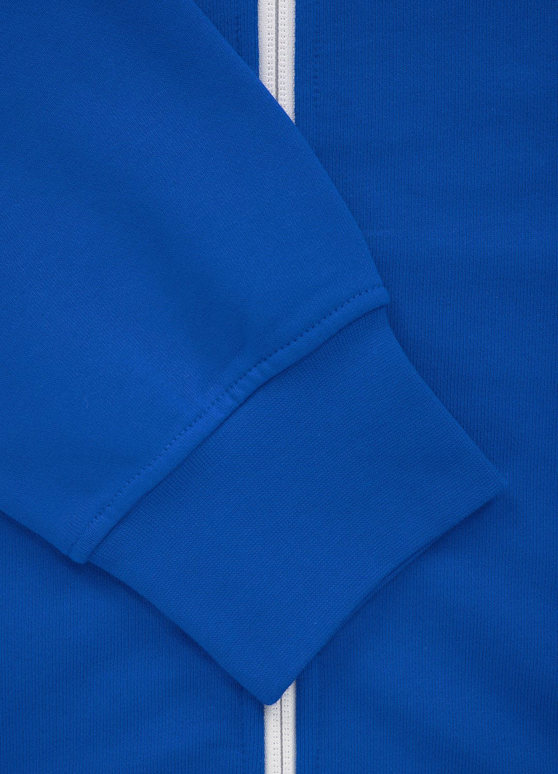 Bluza rozpinana z kapturem TERRY NEW LOGO Niebieska - kup z Pit Bull West Coast Oficjalny Sklep 