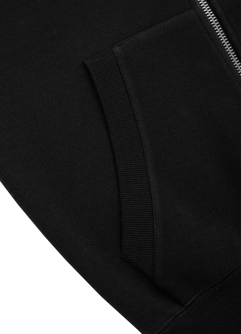 Bluza rozpinana Premium Pique NEW LOGO Czarna - kup z Pit Bull West Coast Oficjalny Sklep 