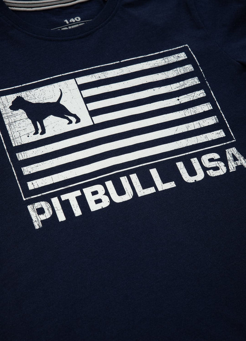 Dziecięca Koszulka PITBULL USA Granatowa - kup z Pit Bull West Coast Oficjalny Sklep 