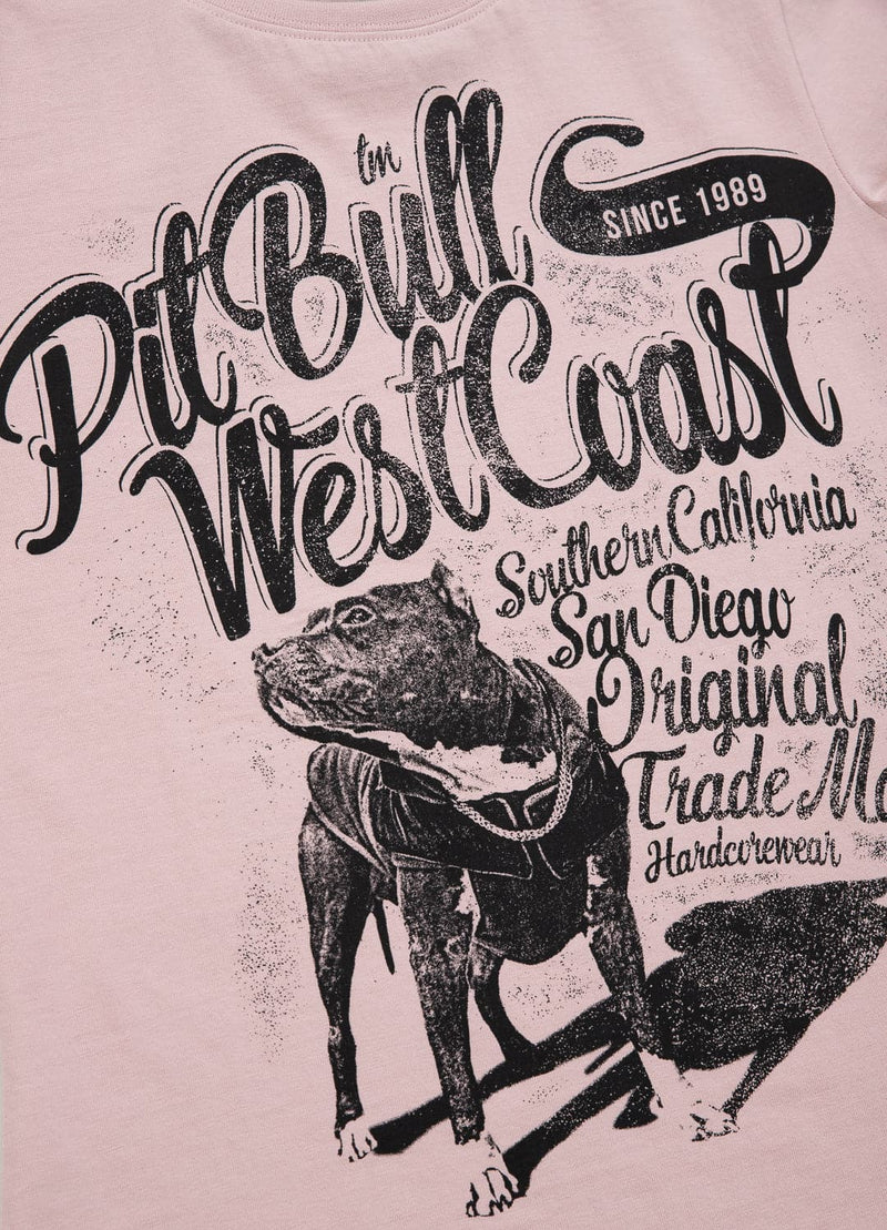 Damska koszulka DOGGY Różowa - kup z Pit Bull West Coast Oficjalny Sklep 