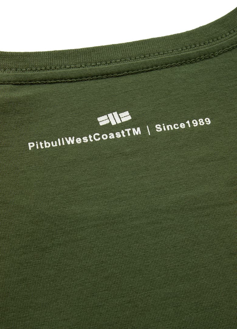 Damska koszulka PB INSIDE Oliwkowa - kup z Pit Bull West Coast Oficjalny Sklep 
