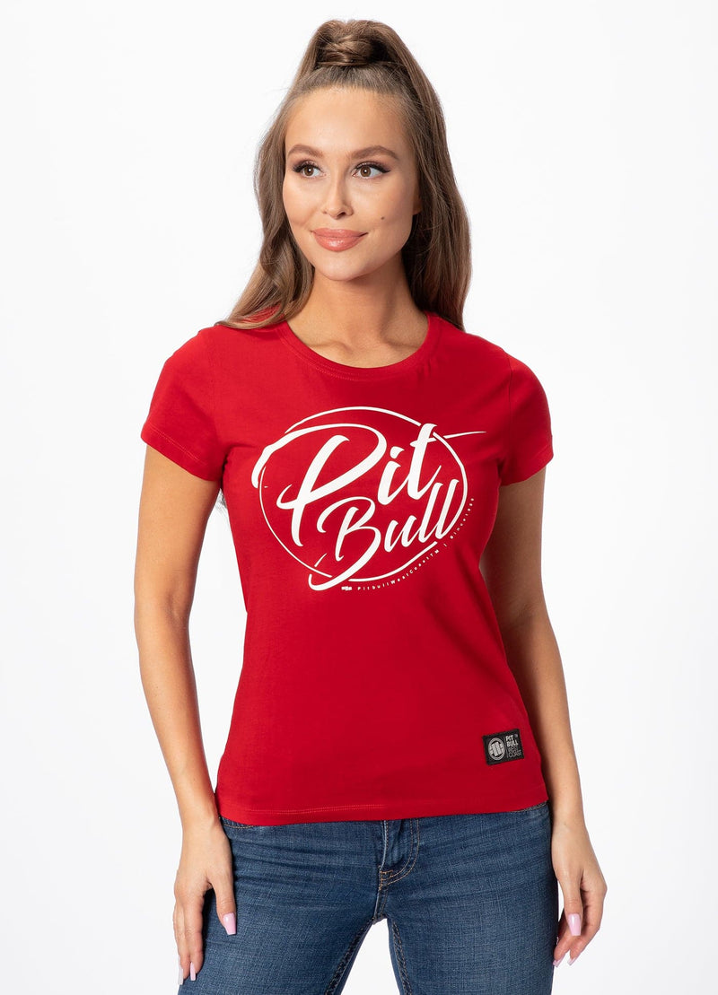 Damska koszulka PB INSIDE Czerwona - kup z Pitbull West Coast Oficjalny Sklep 