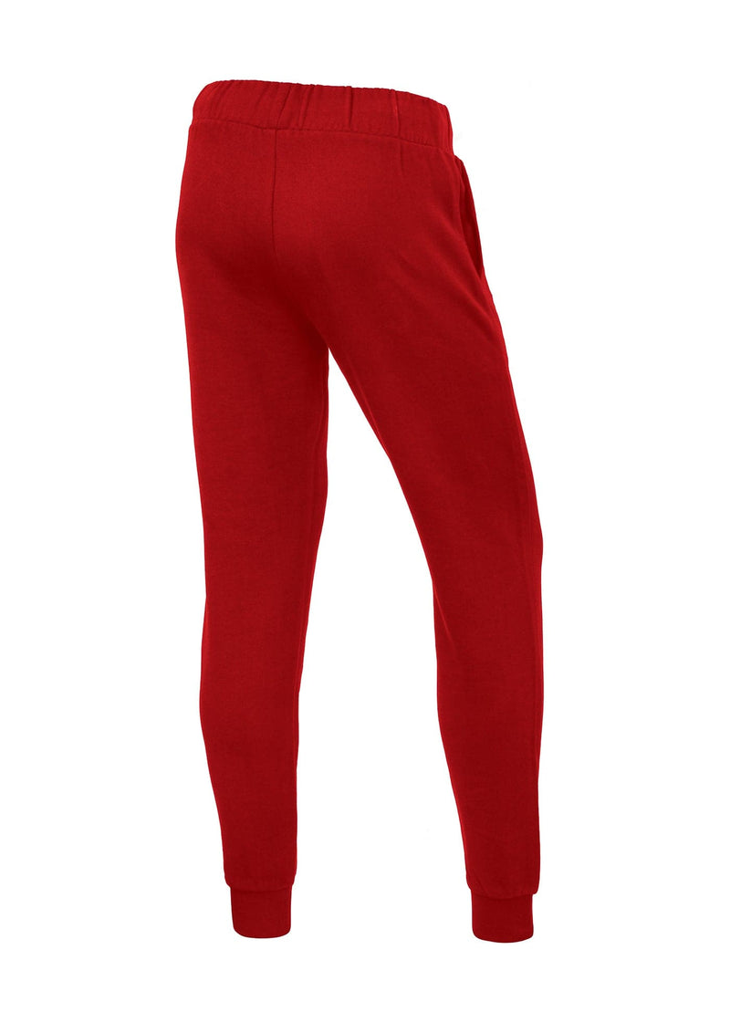 Damskie spodnie dresowe SMALL LOGO 22 Czerwone - kup z Pit Bull West Coast Oficjalny Sklep 