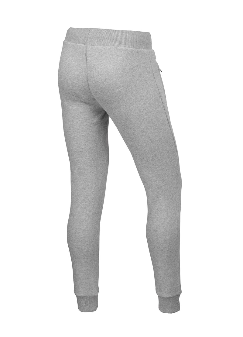 Damskie spodnie dresowe Small Logo 21 szare mlg - kup z Pitbull West Coast Oficjalny Sklep 